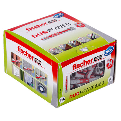 Fischer DuoPower 6 x 50 LD | 100 Stück