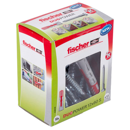 Fischer DuoPower mit Schrauben 12x60 | 10 Stück