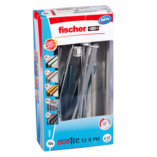 fischer DUOTEC 12 S PH mit Panhead Schraube 10 St.