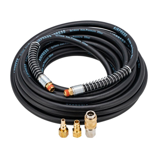 Airpress Druckluftschlauch 10m Hybridpolymer 8x14mm | 20 BAR | Flexibel, Robust & Universal