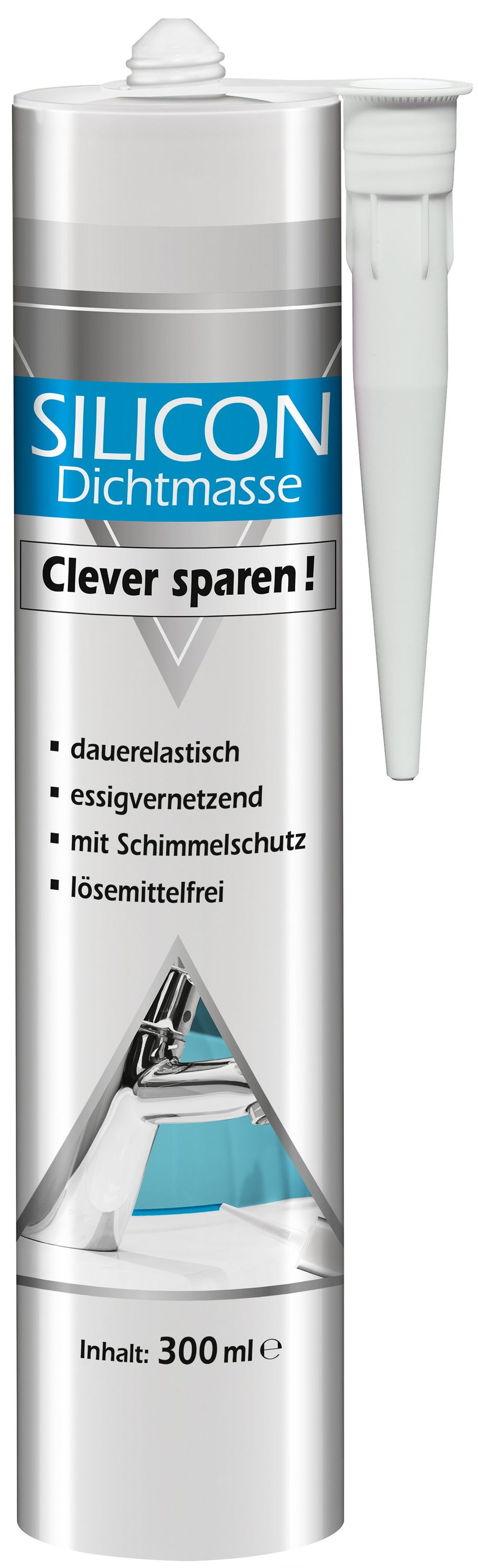 Clever Sparen Silicon 300 ml transparent