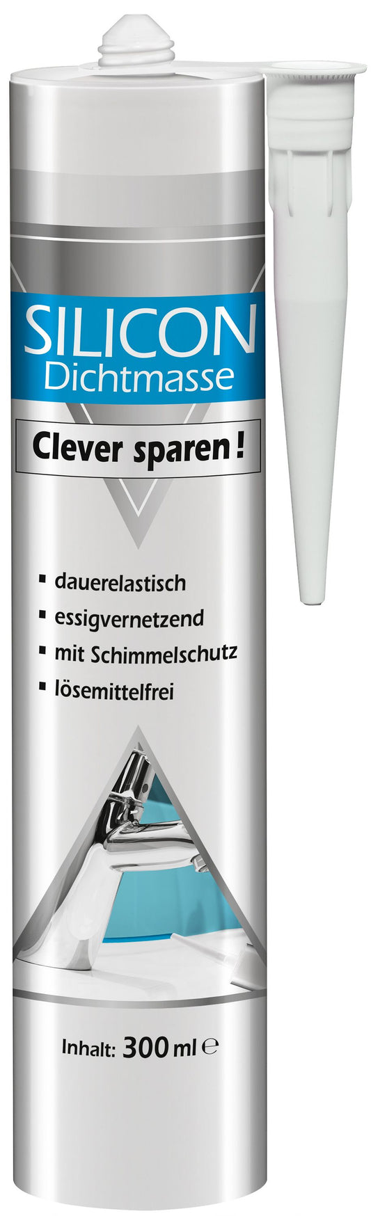 Clever Sparen Silicon 300 ml transparent