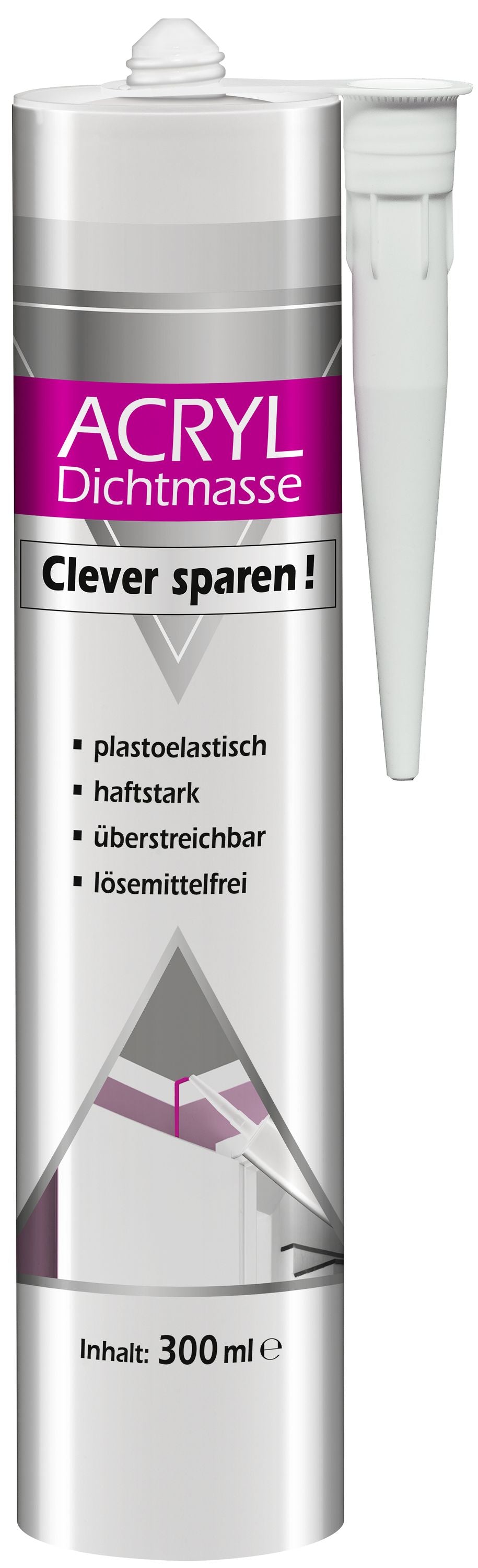 Clever Sparen Acryl 300 ml Weiss