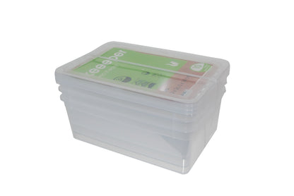 Clearbox Bea 3 X 11 L natural transp. inkl. Deckel