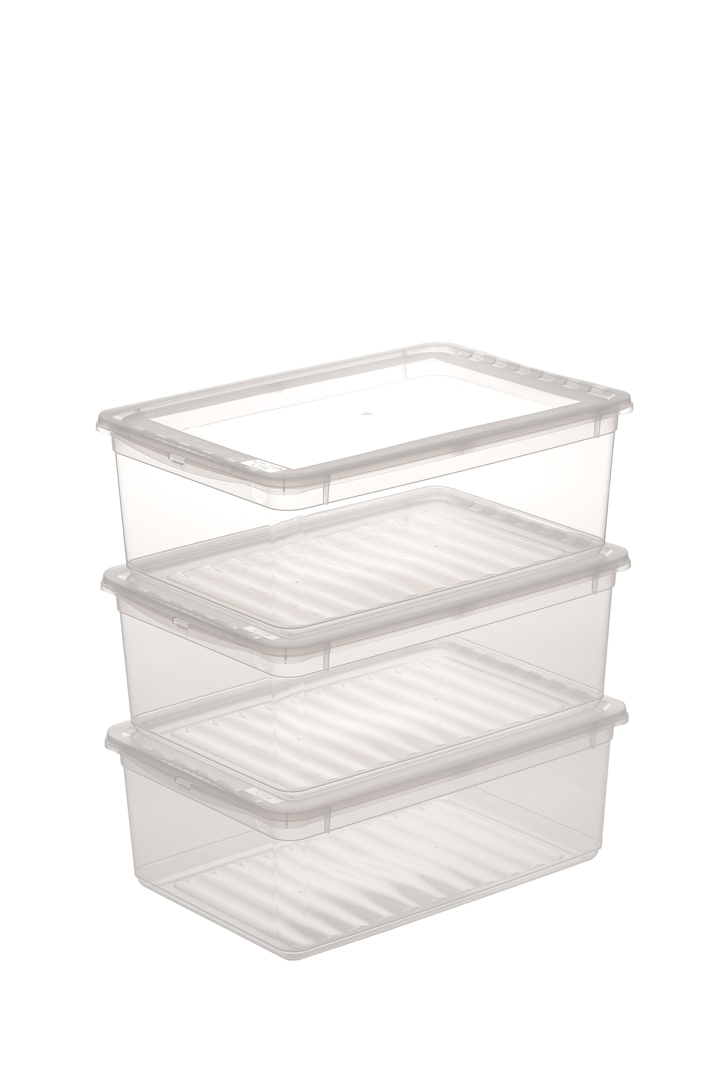 Clearbox Bea 3 X 11 L natural transp. inkl. Deckel