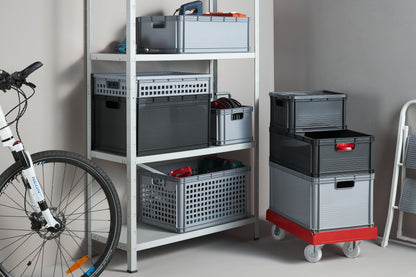 Deckel Roberta f. Transportbox 40x30 cm, graphit