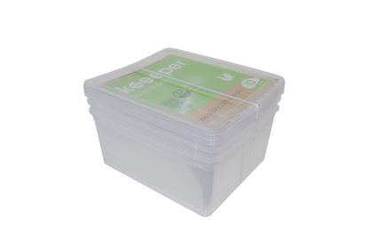 Clearbox Bea 3 X 18 L natural transp. inkl. Deckel