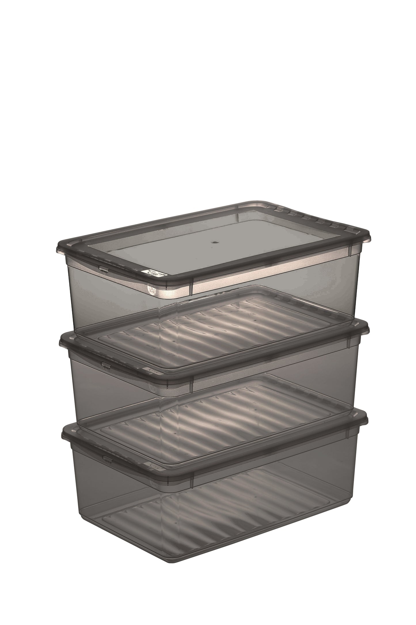 Clearbox Bea 3 X 11 L crystal grey inkl. Deckel