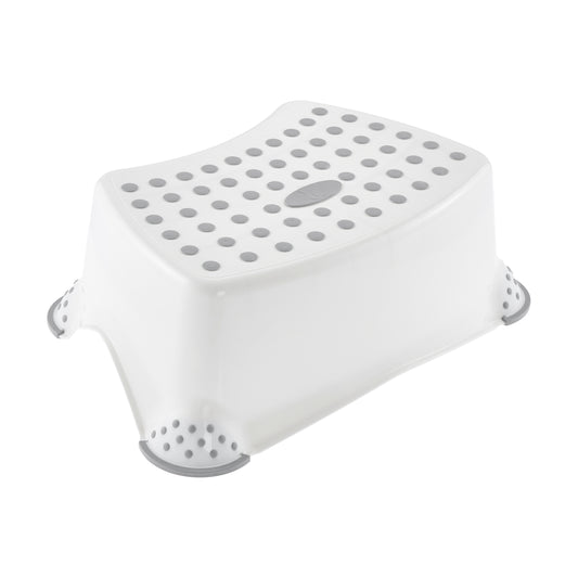 Tritthocker Tomek Pure mit Anti-Rutsch white