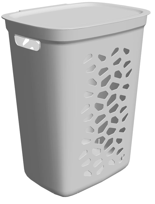 Wäschebox Morten 54L inkl. Deckel nordic grey