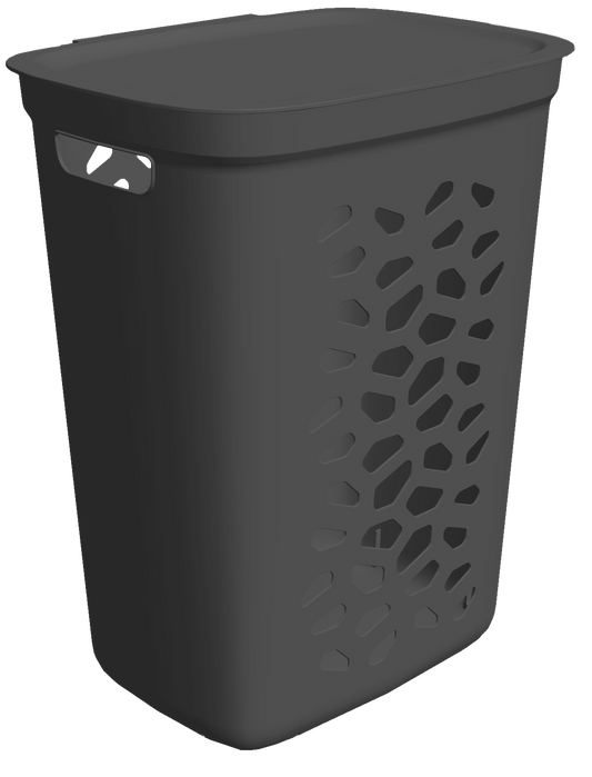 Wäschebox Morten 54L inkl. Deckel graphite