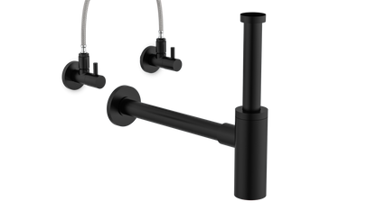 Design-Flaschensiphon, Schwarz