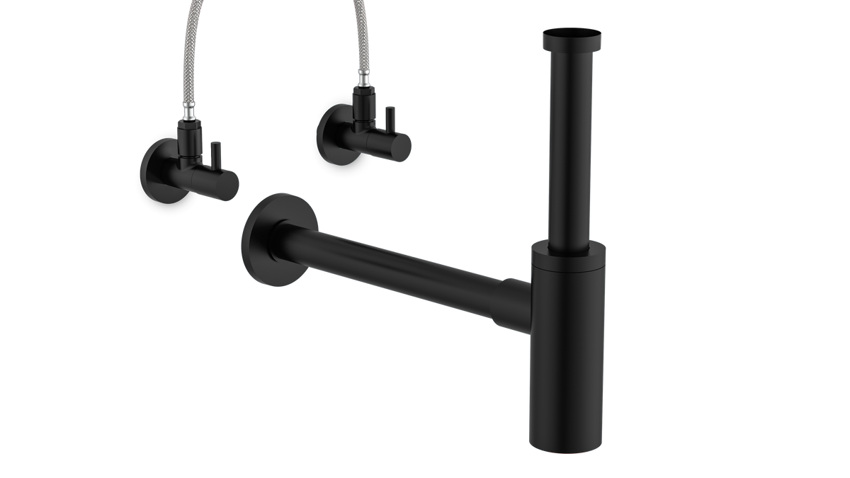 Design-Flaschensiphon, Schwarz