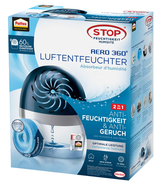Pattex Luftentfeuchter inkl. 450g Tablette