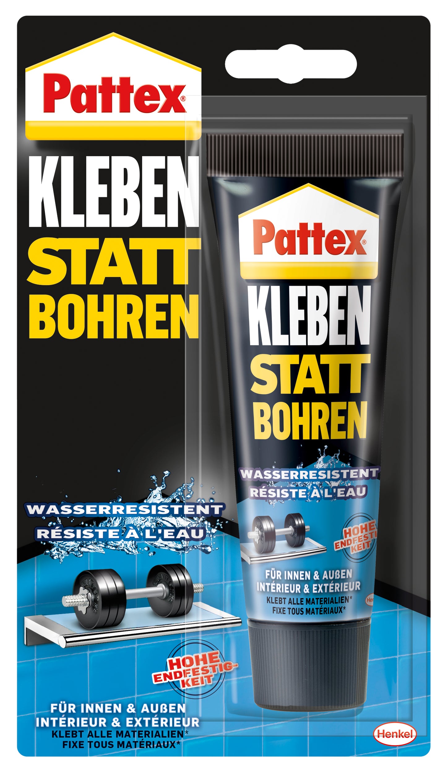 Pattex Montagekleber "Kleben statt Bohren" wasserfest | 142g