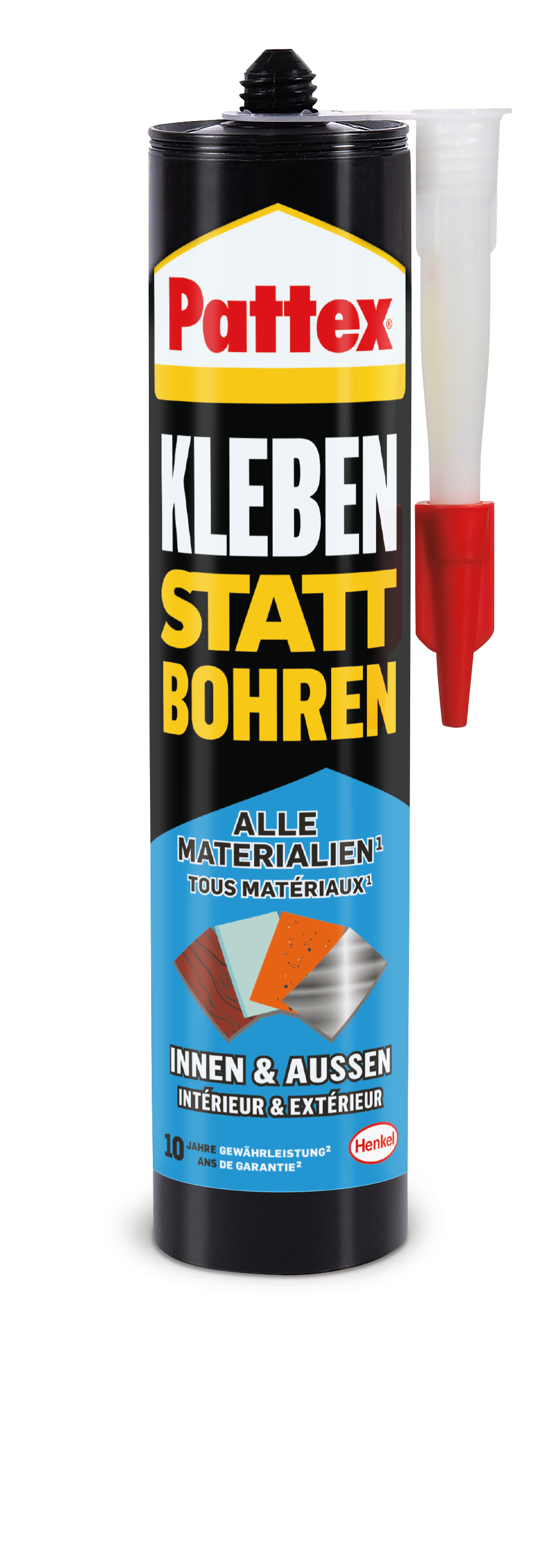 Pattex Kleben statt Bohren für alle Materialien (Innen & Außen) | 450g