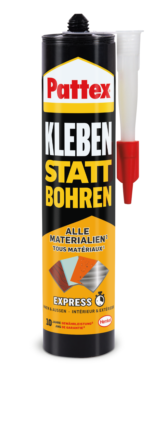 Pattex Kleben statt Bohren für alle Materialien "Express" | 390g