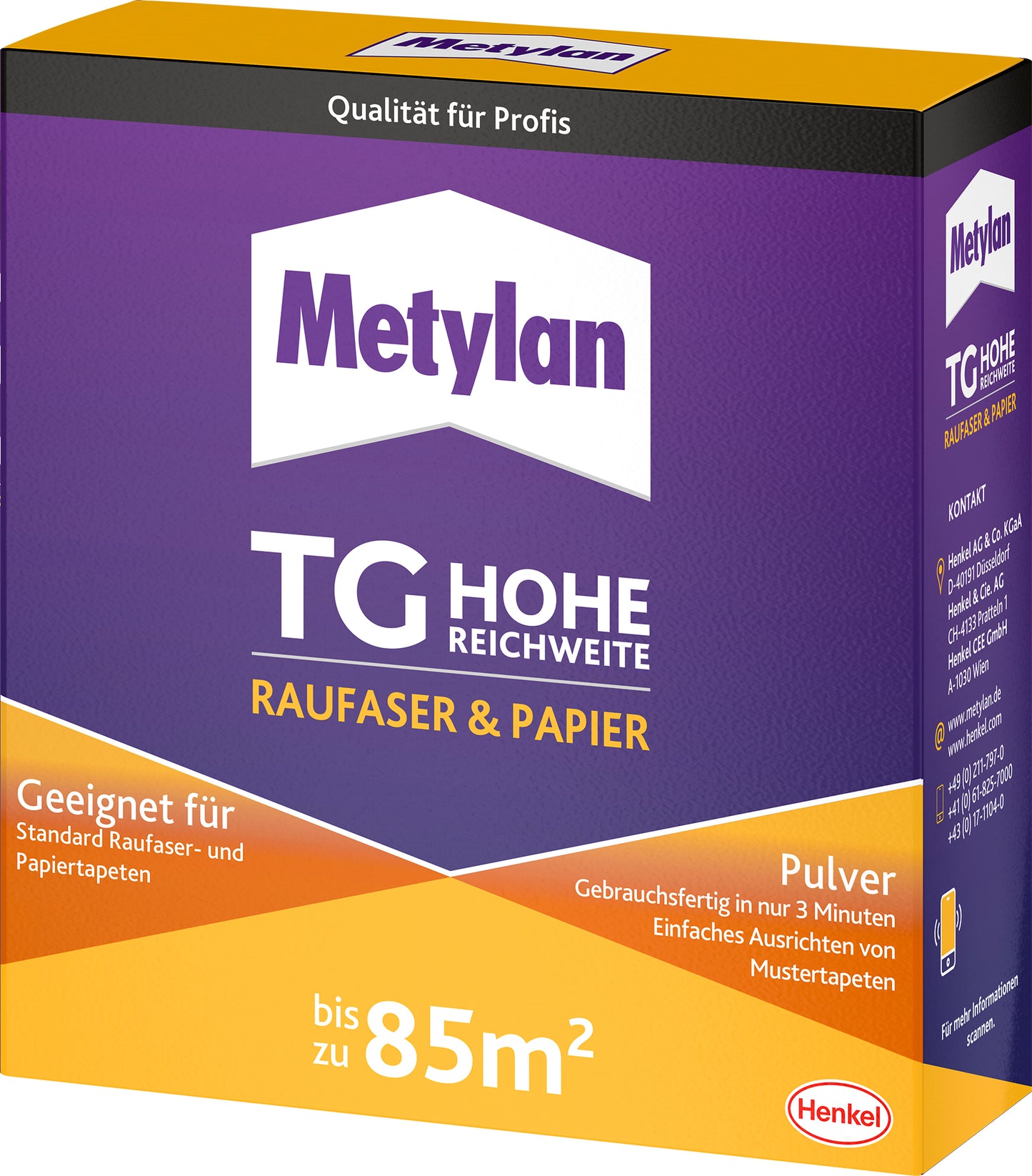 Metylan TG Hohe Reichweite für Raufaser & Papier | 500g