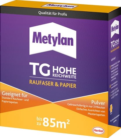 Metylan TG Hohe Reichweite für Raufaser & Papier | 500g