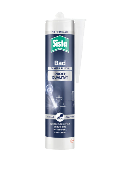 Sista Bad & Sanitär Silikon Silbergrau | 280ml