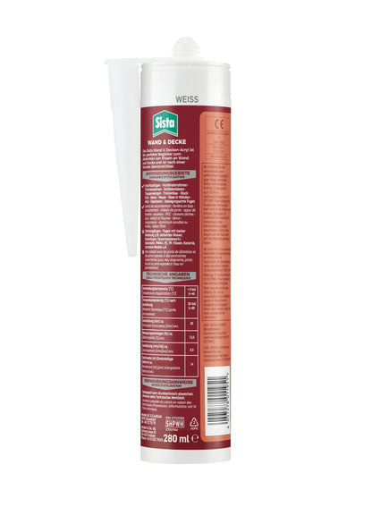 Sista Wand & Decken Acryl weiß | 280ml