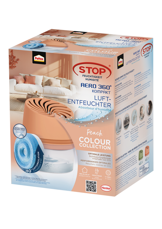 Pattex Aero 360 Raumentfeuchter | Peach