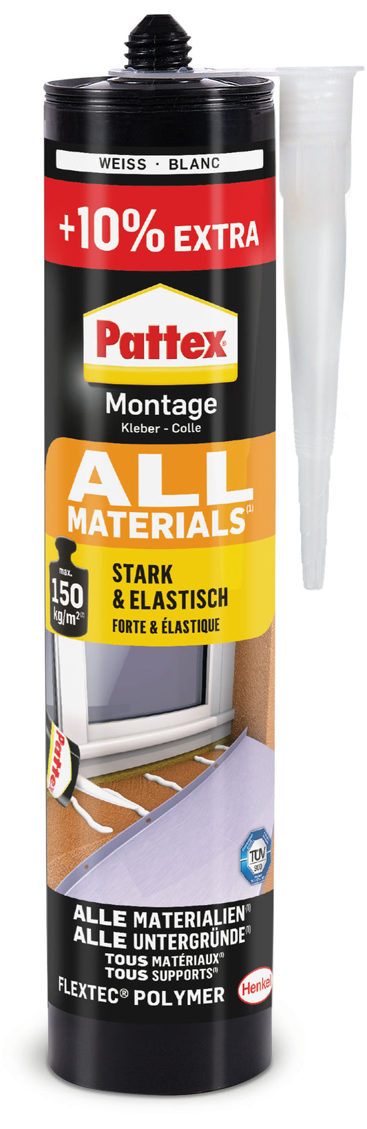 Pattex All Materials + 10% 495 g
