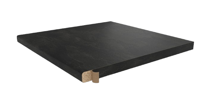 Arbeitsplatten Schmelzkleberkante 650x44x0,3mm | schwarzschiefer