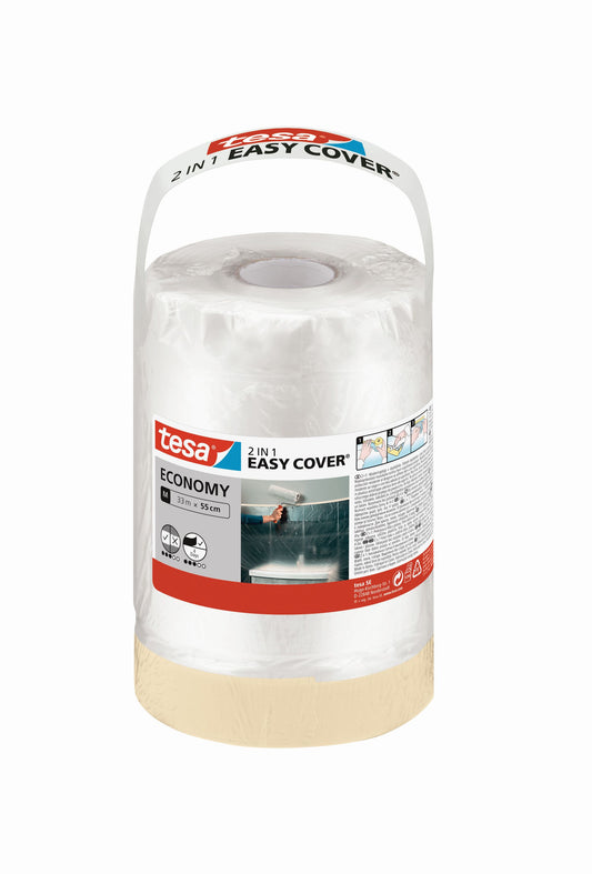 tesa Easy Cover Economy Nachfüllpackung | 55cm x 33m