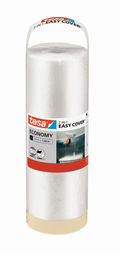 tesa Easy Cover Economy Nachfüllpackung | 1,40m x 33m