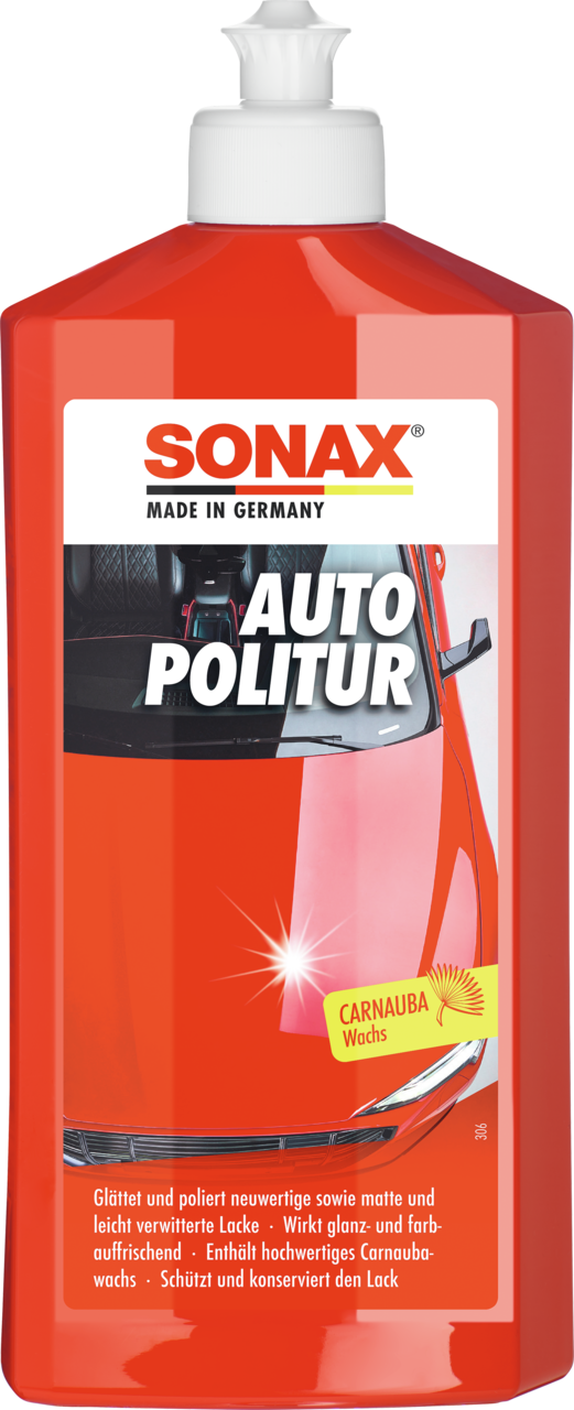 SONAX Autopolitur 500ml besonders leichte Verarbeitung