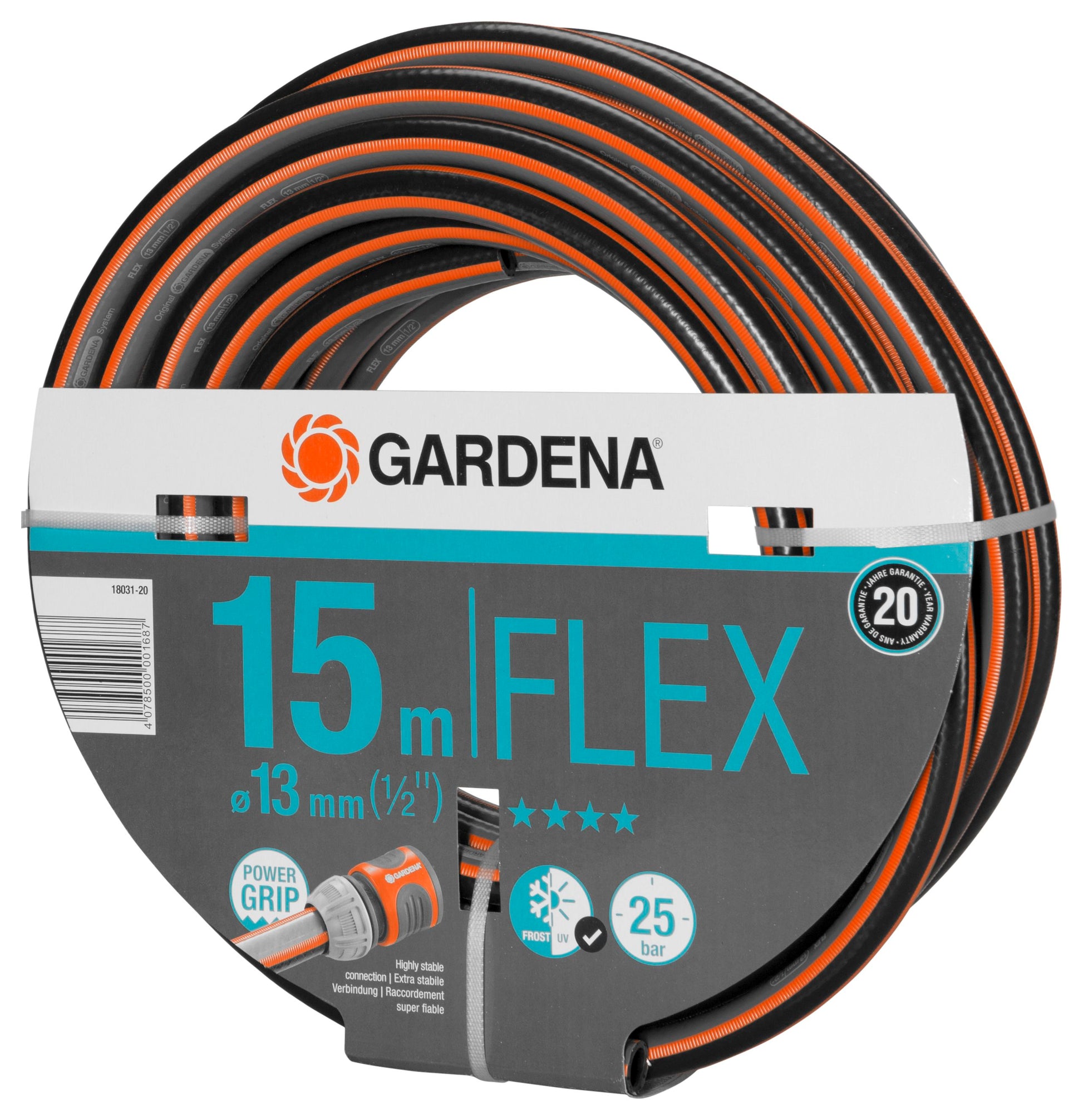 Gardena Wasserschlauch | Comfort FLEX 13mm (1/2") 15m