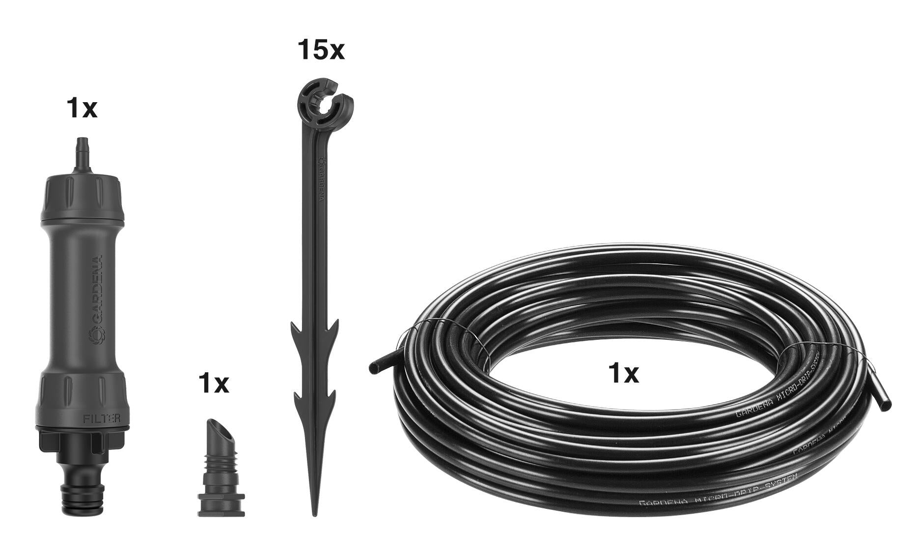 Micro-Drip-System Start Set Pflanzreihen S