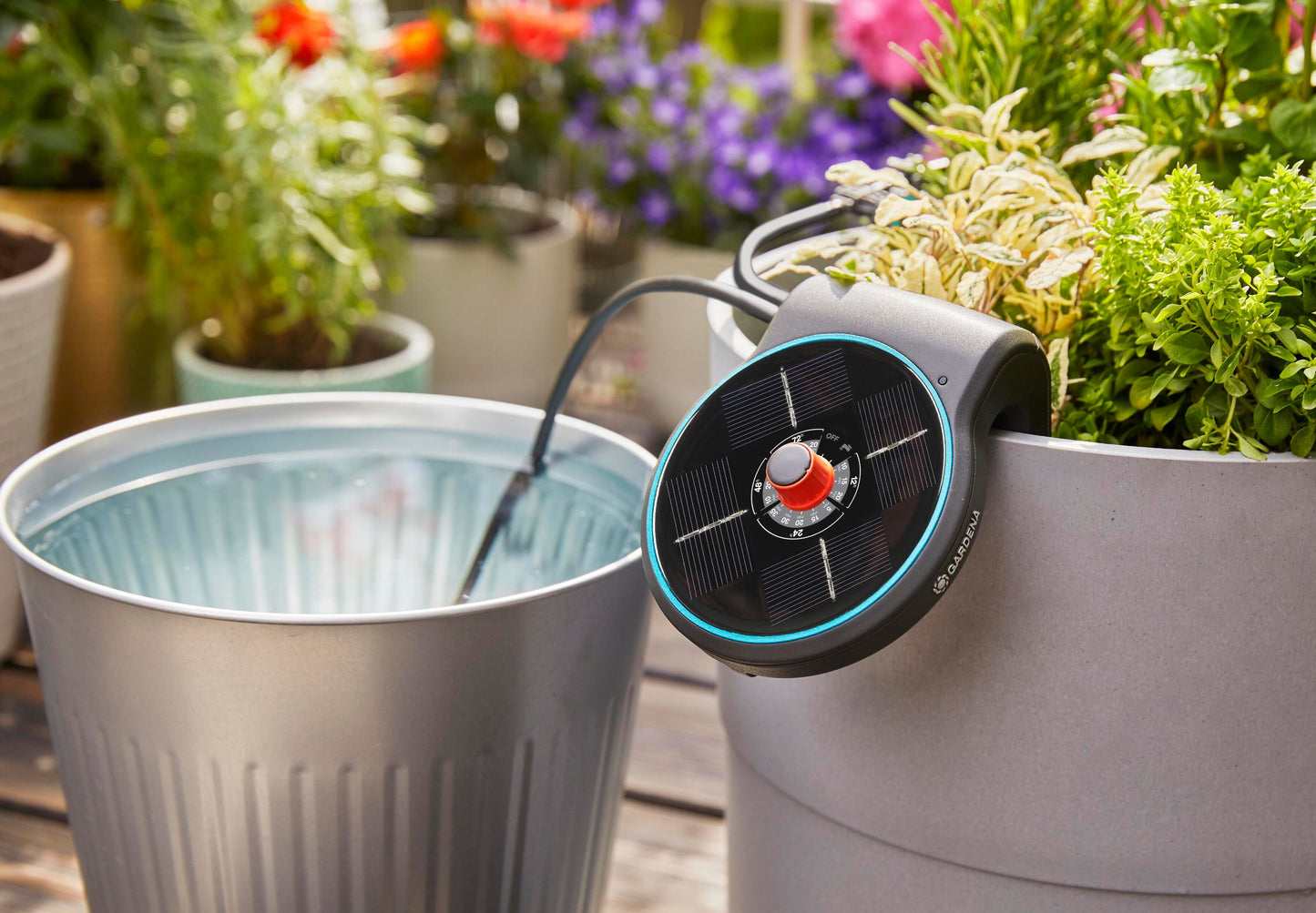 Gardena Solar-Bewässerung AquaBloom Set