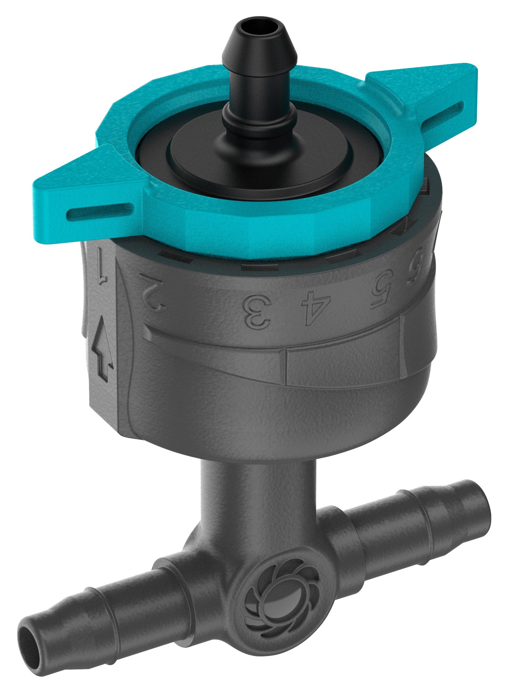 Micro-Drip-System regulier- barer Reihentropfer druckkomp.