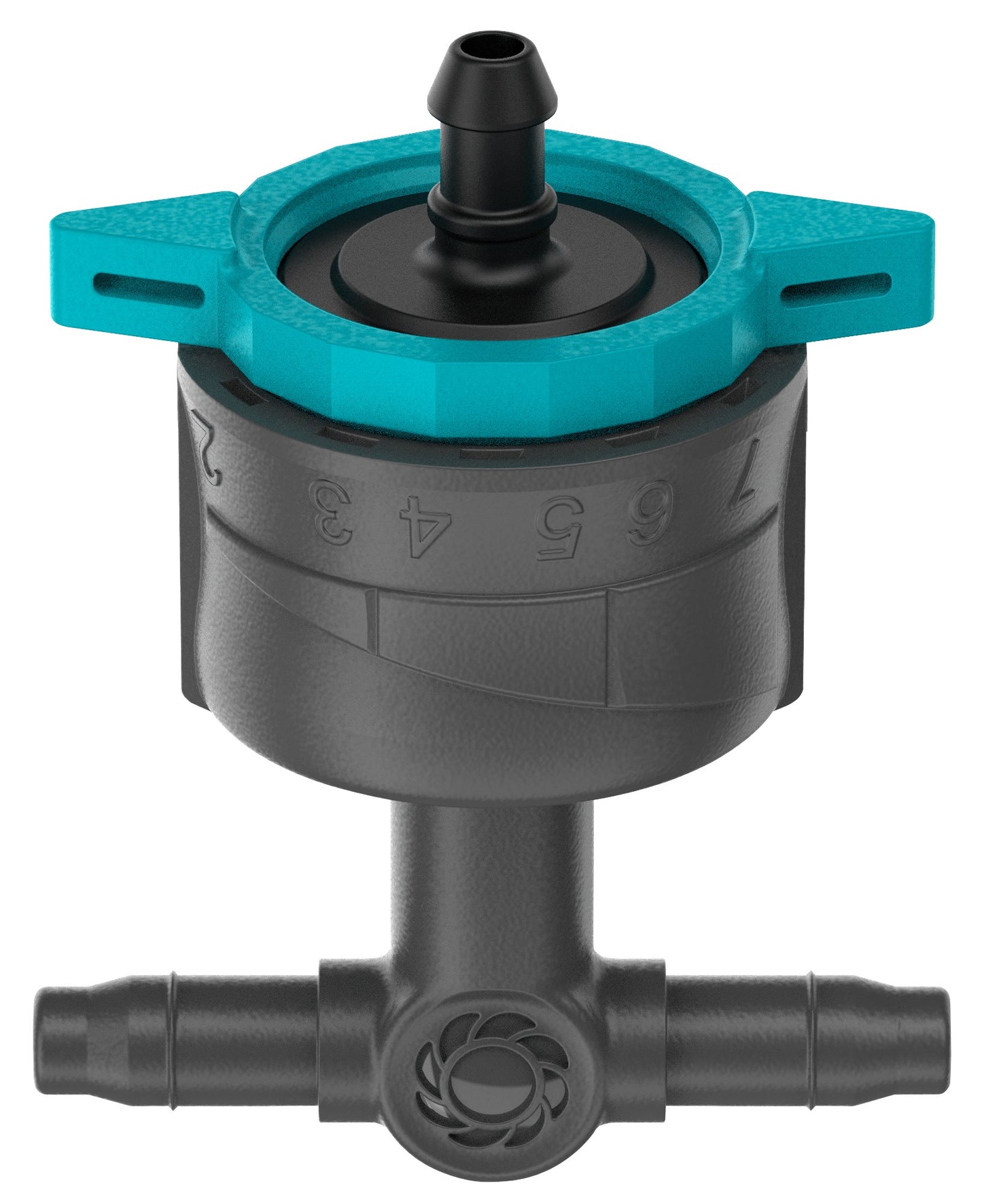Micro-Drip-System regulier- barer Reihentropfer druckkomp.