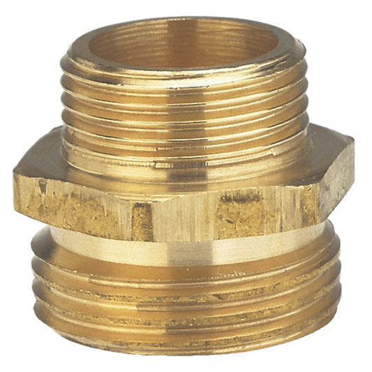 Messing-Reduzier-Gewindenippel 33,3mm(G 1)-AG/26,5 (G 3/4)-AG