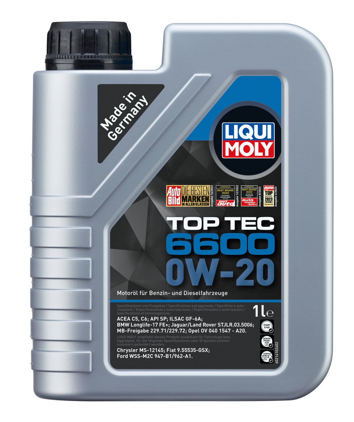Liqui Moly Top Tec 6600 | 0W-20 | 1 Liter