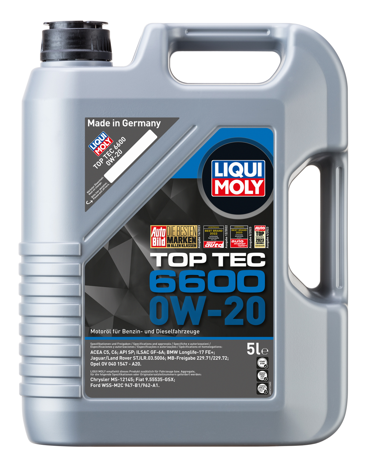 Liqui Moly Top Tec 6600 | 0W-20 | 5 Liter