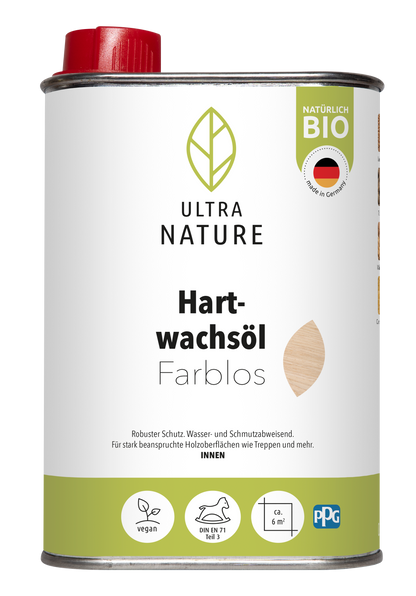 Ultra Nature Hartwachsöl Farblos 0.25L