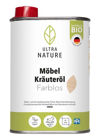 Ultra Nature Möbel Kräuteröl Farblos 0.25L