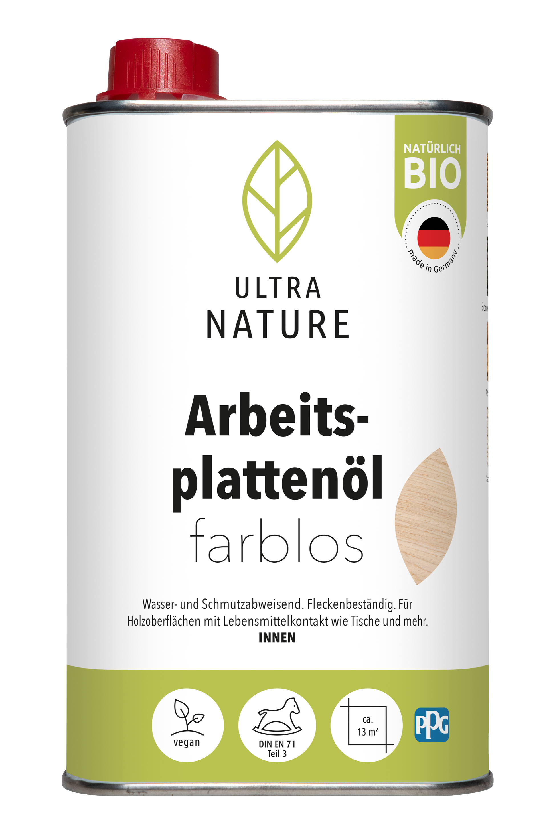 Ultra Nature Arbeitsplattenöl Farblos 0.5L