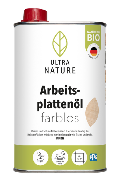 Ultra Nature Arbeitsplattenöl Farblos 0.5L