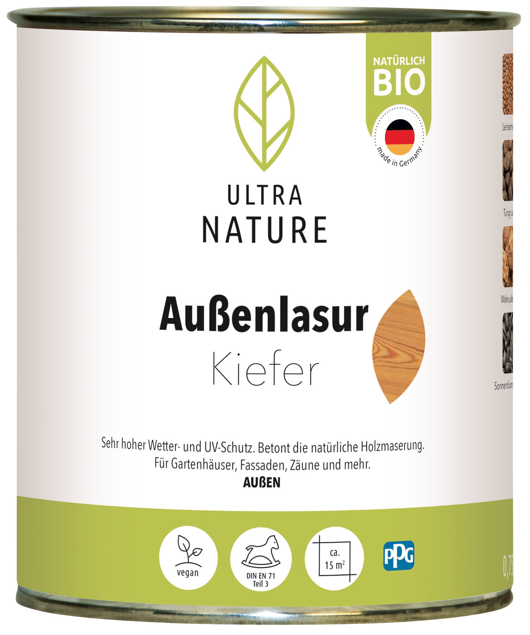 Ultra Nature Außen Lasur Kiefer 0.75L