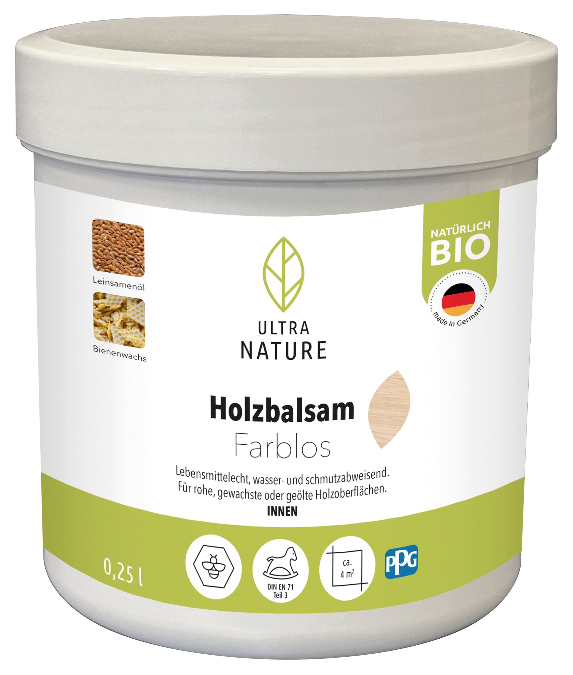 Ultra Nature Holzbalsam 0,25L farblos