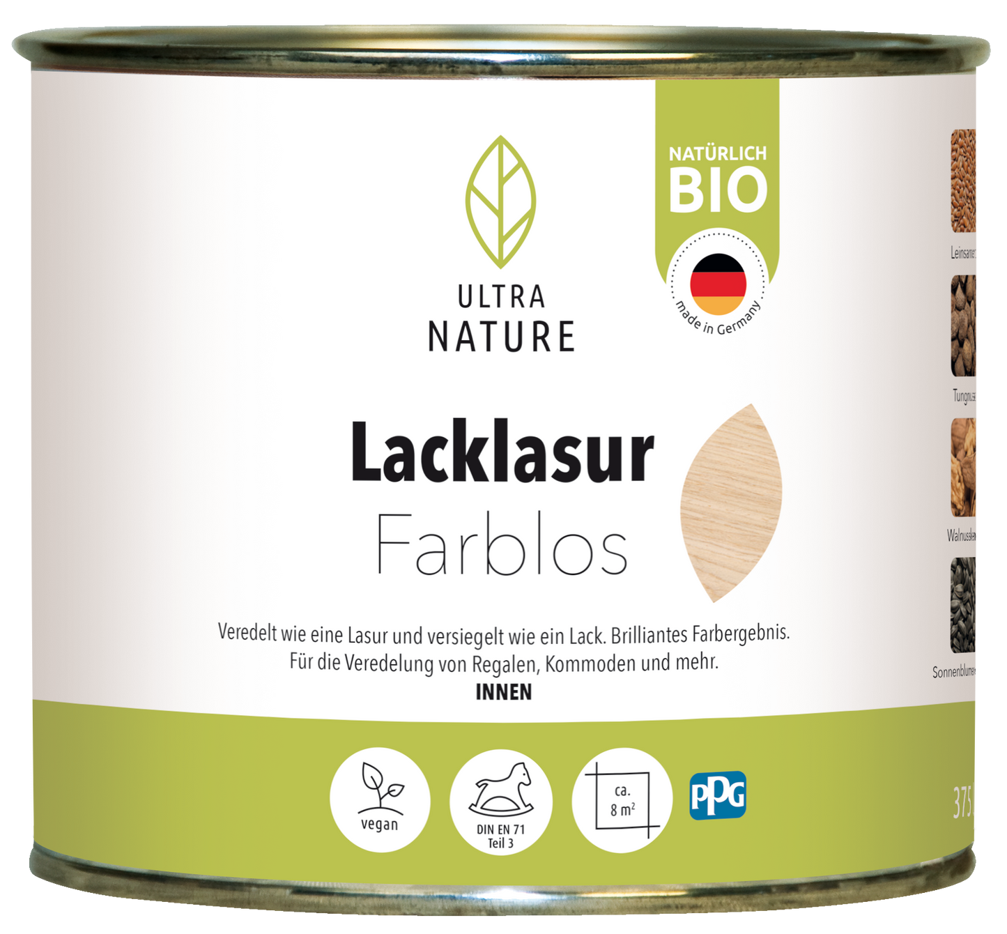 Ultra Nature Lacklasur Farblos 0.375L