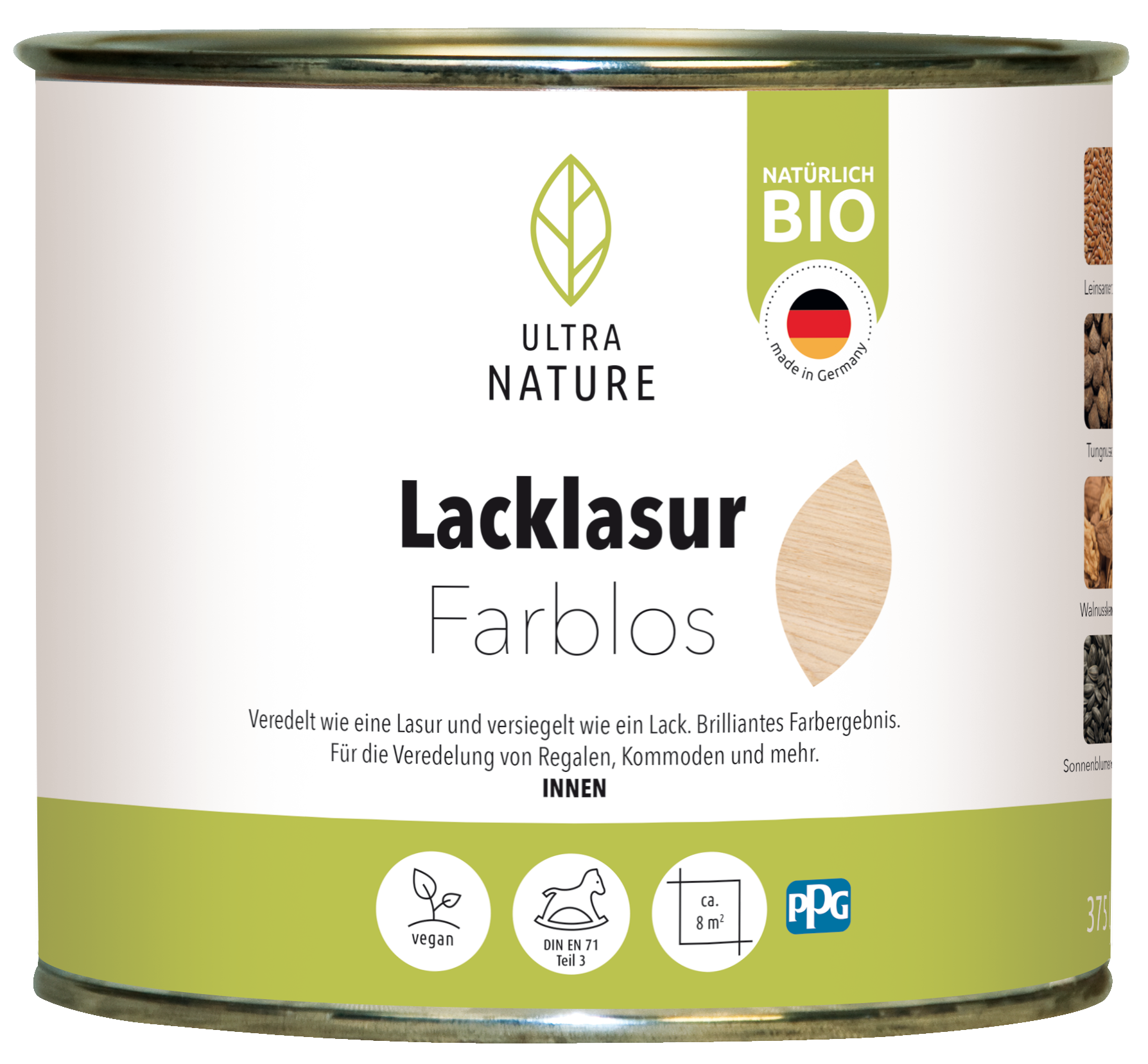 Ultra Nature Lacklasur Farblos 0.375L