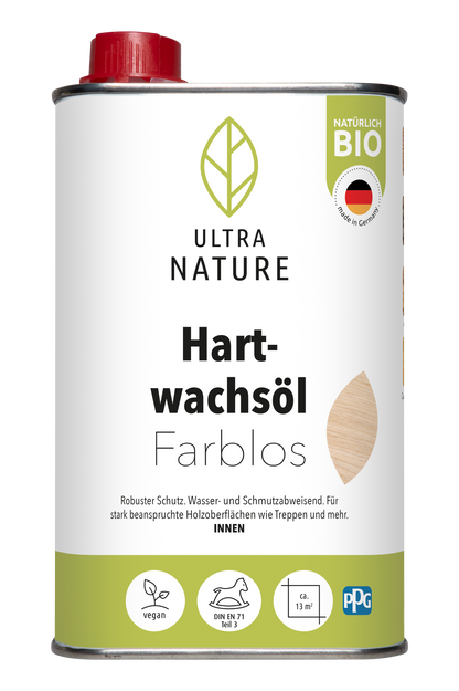 Ultra Nature Hartwachsöl Farblos 0.5L