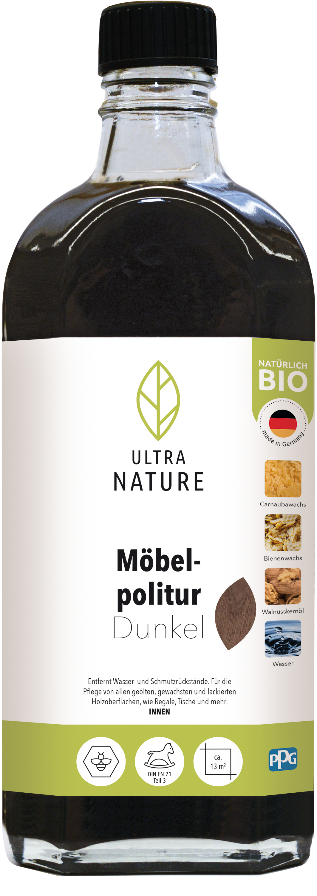 Ultra Nature Möbelpolitur Dunkel 0.25L