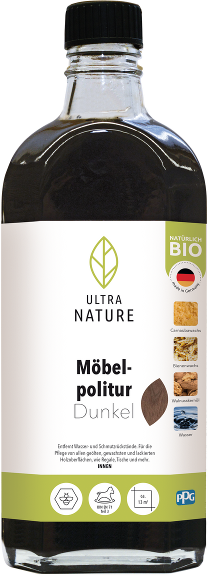 Ultra Nature Möbelpolitur Dunkel 0.25L